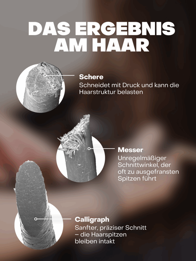 Unterschied Calligraphy Cut Messer & Schere